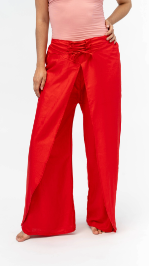 PANTALÓN MARIPOSA ROJO